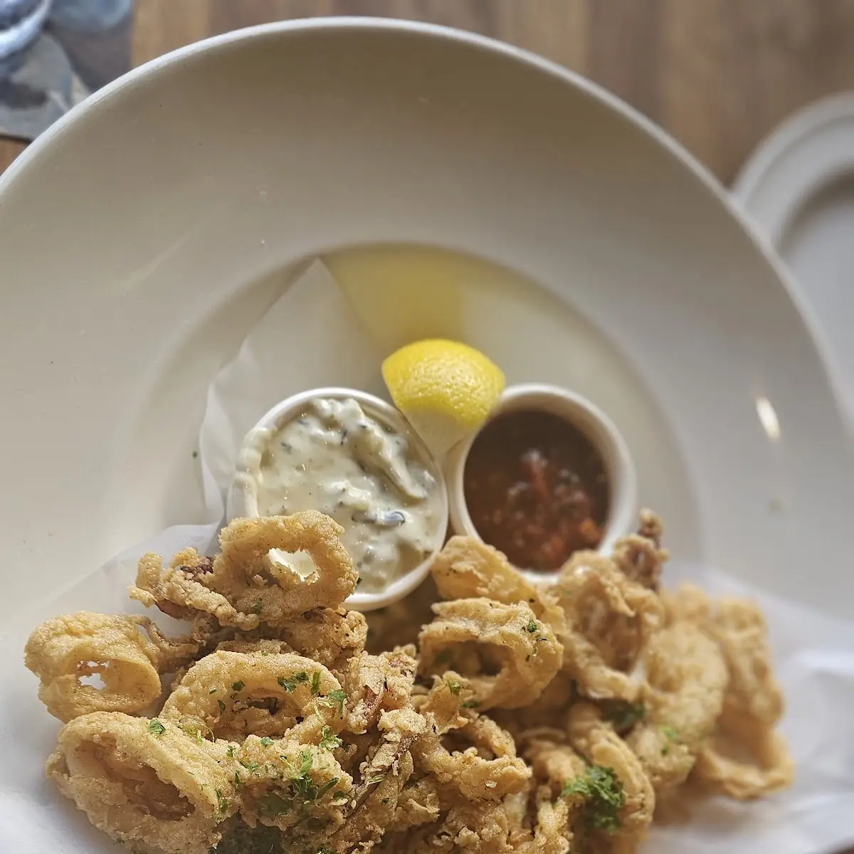 Fried Calamari with Dipping Sauces