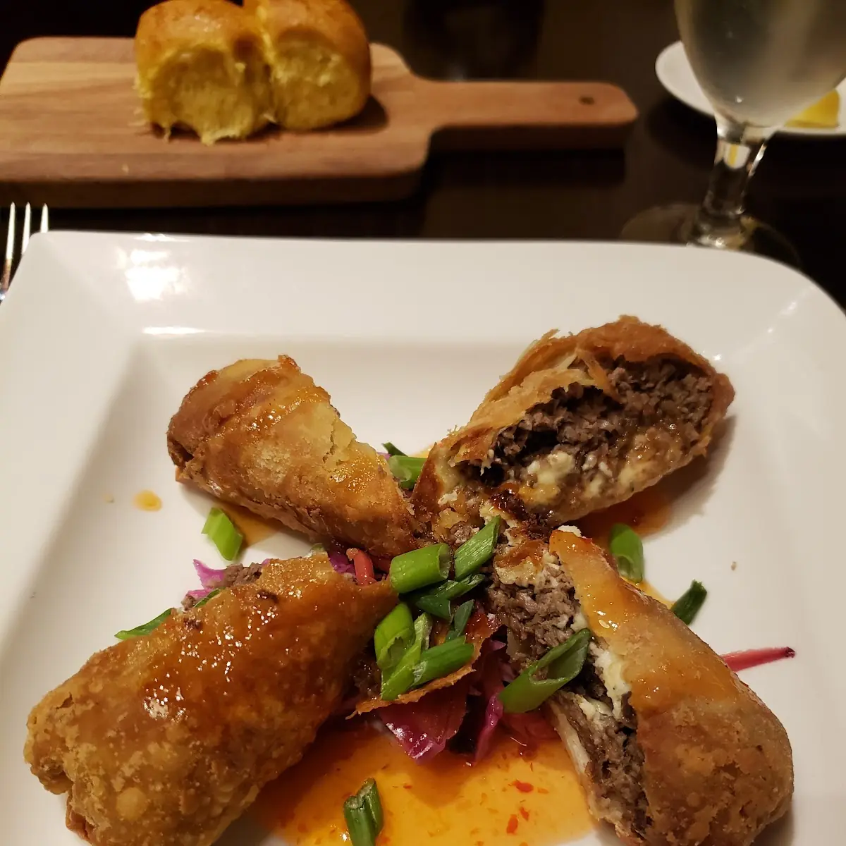 Filet Mignon Egg Rolls