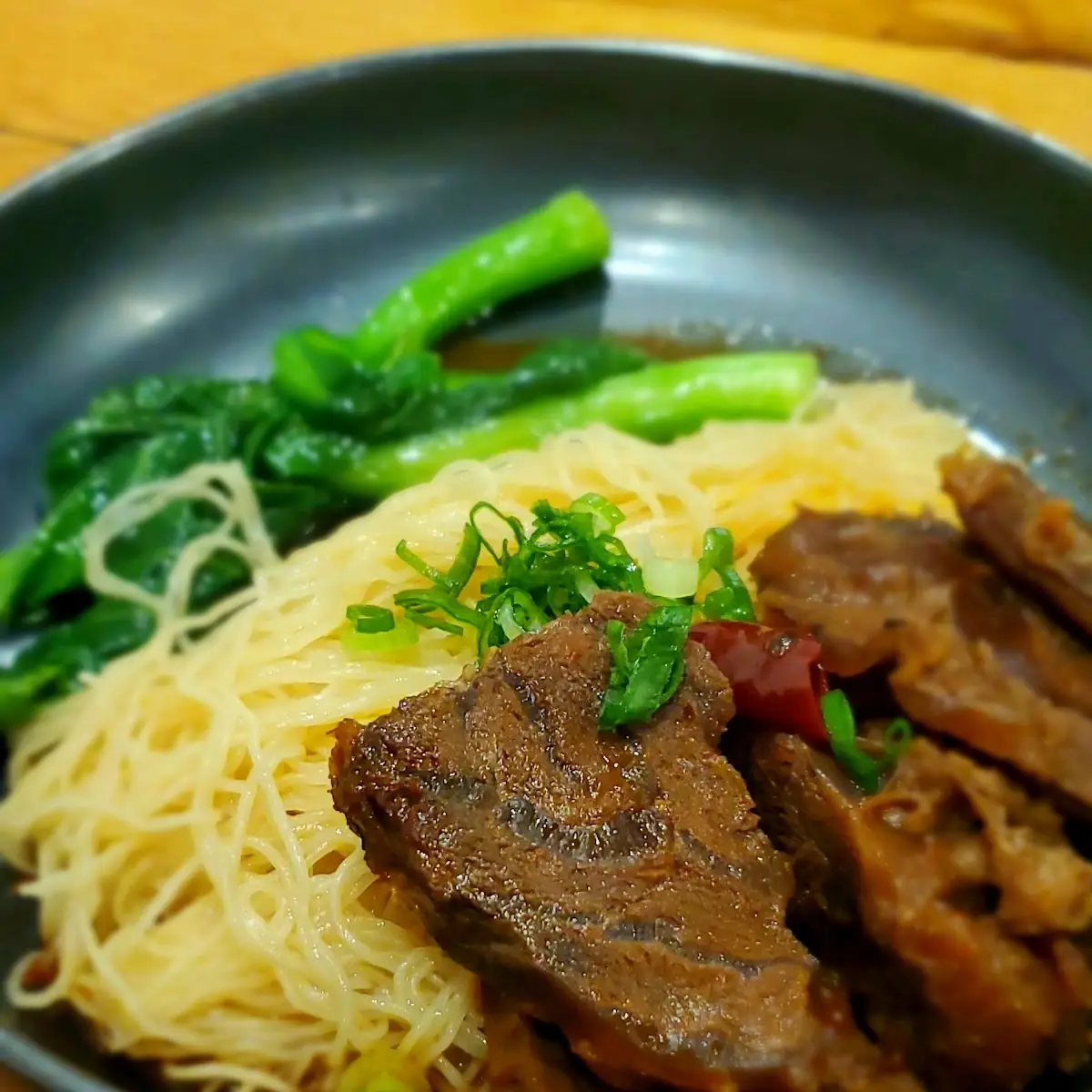Spicy Braised Beef Wonton Noodle