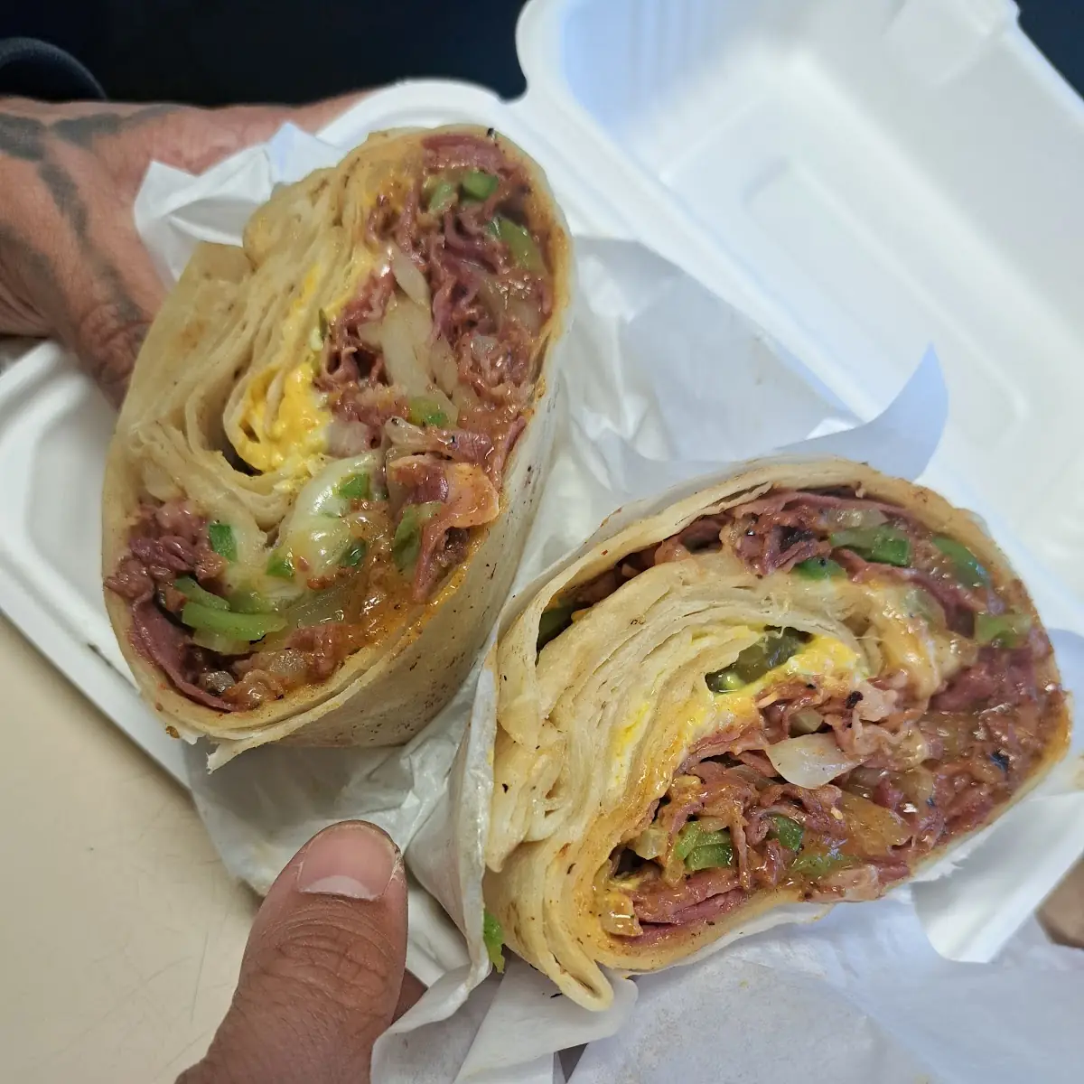 Pastrami Burrito Combo