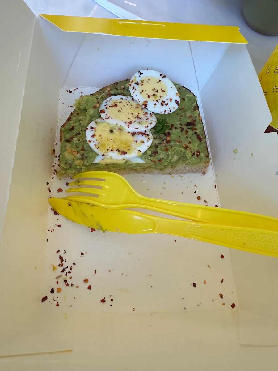 Avocado Toast Boiled Egg