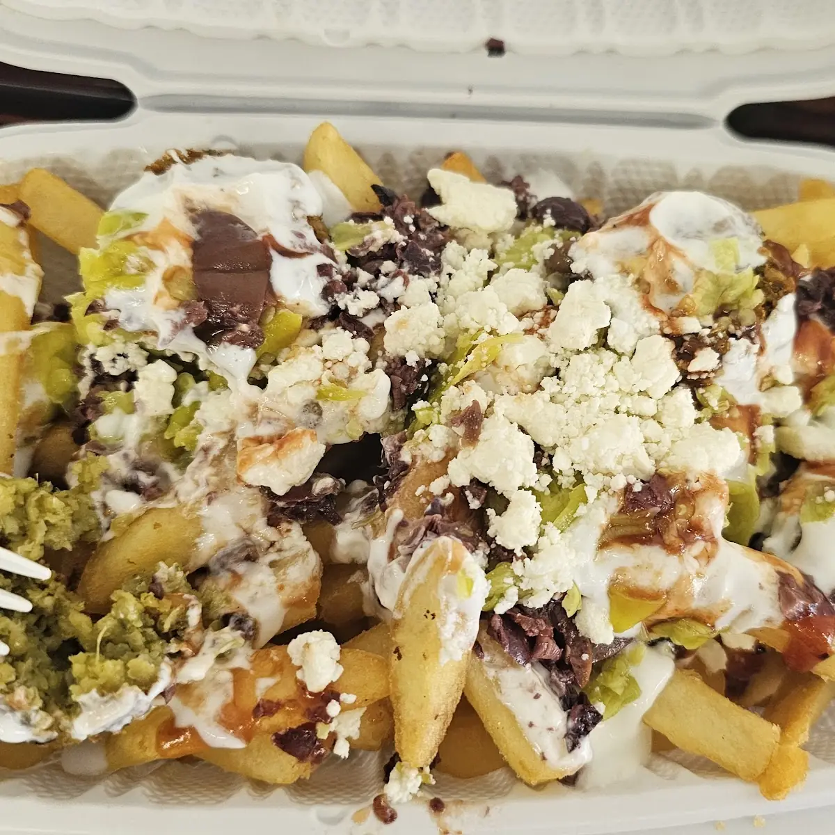 Loaded Fries Falafel