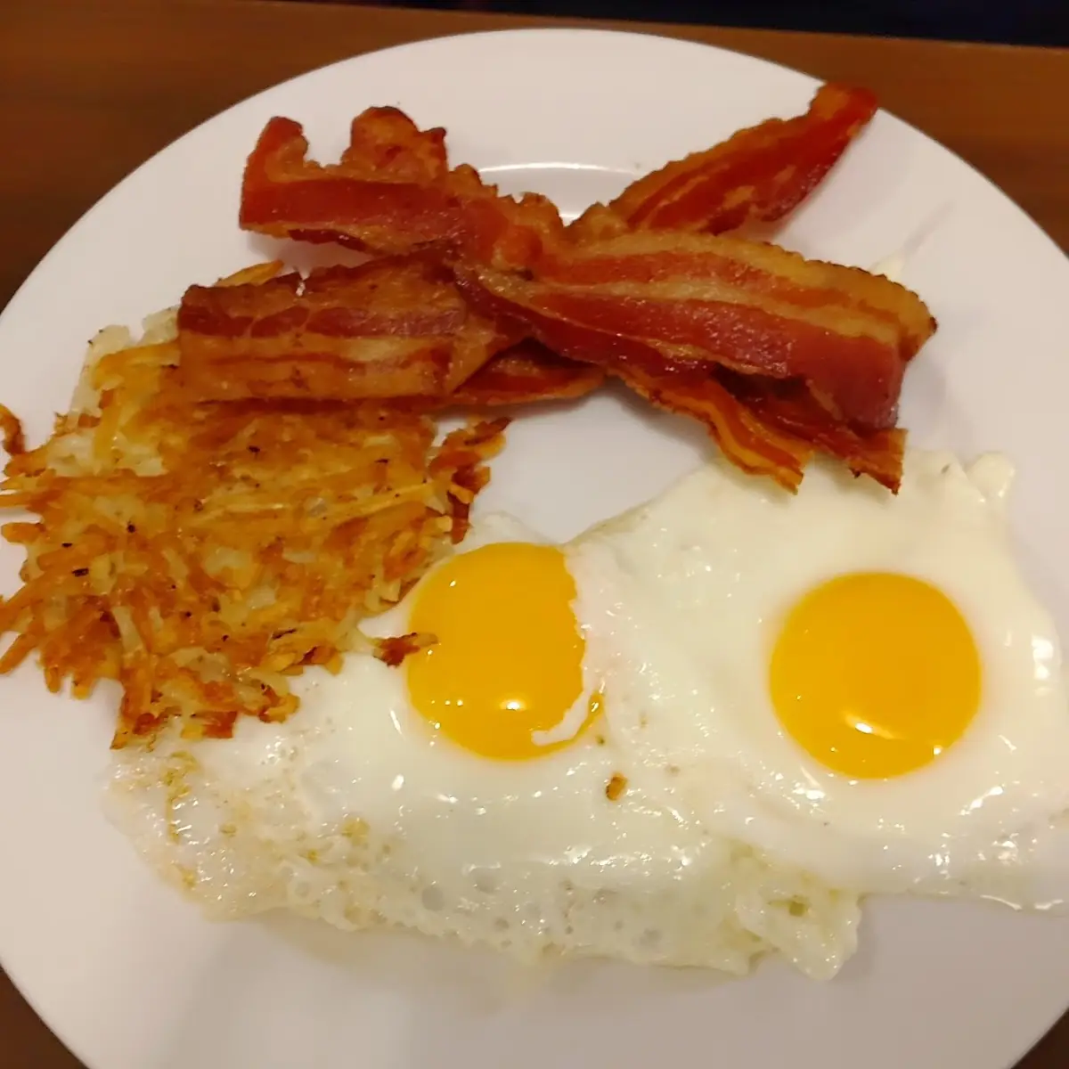 Farmer's Choice Two Eggs with Meat & Hash Brown