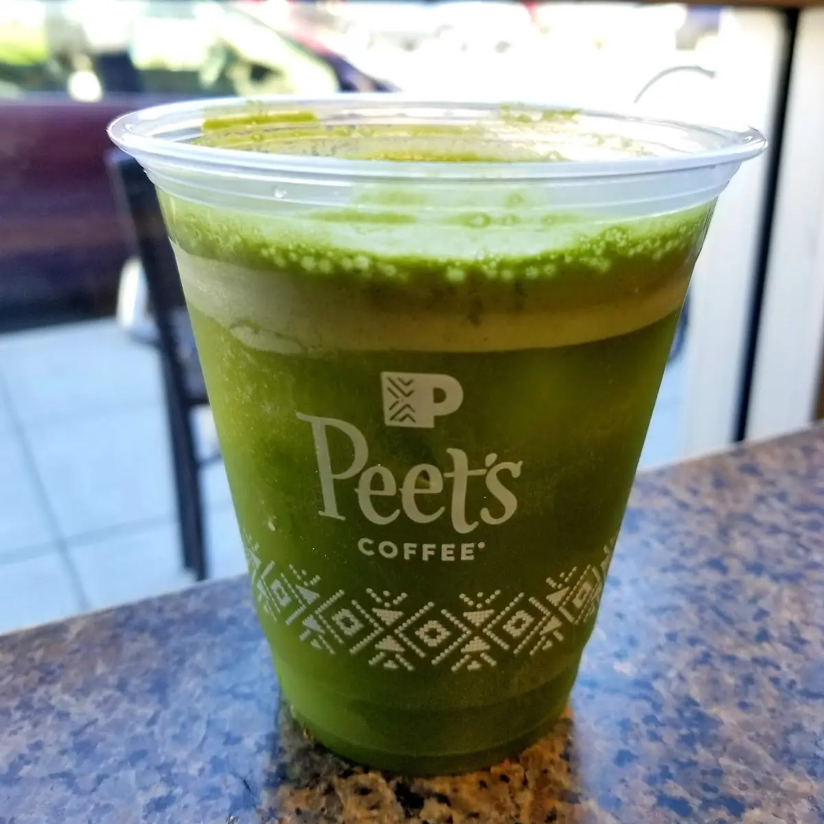 Iced Matcha Fog Tea