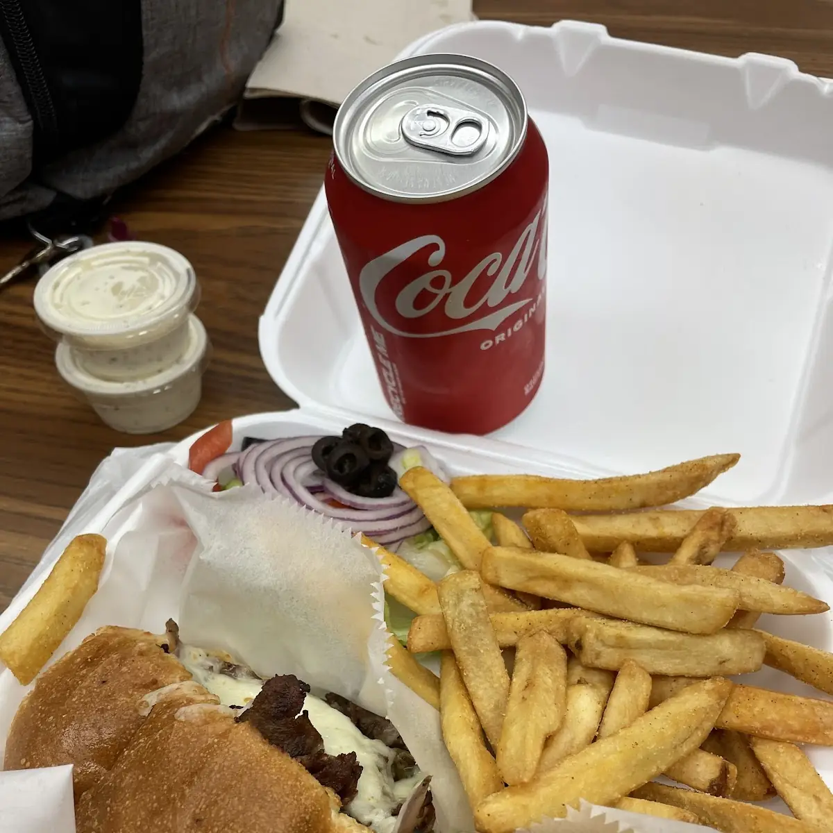 Philly Cheese Steak Roll Hot Sandwich