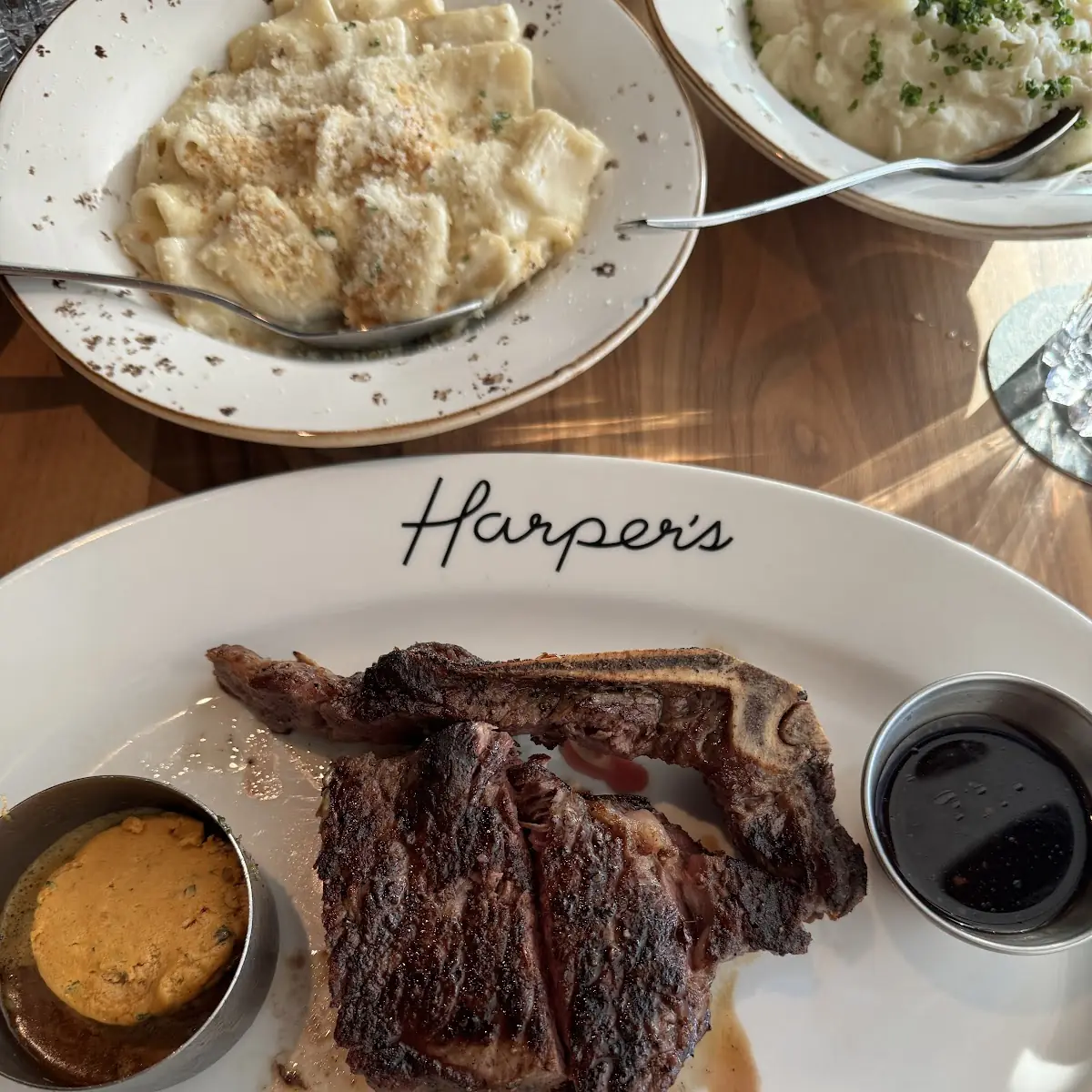 Seared Steak with Side Sauce