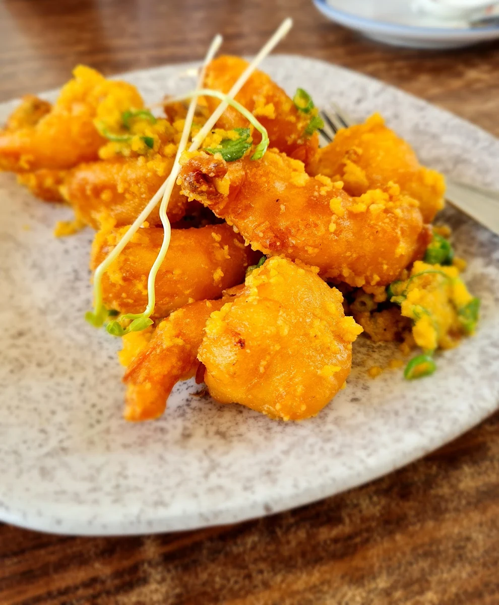 Salted Egg Prawns, Nihao Kitchen