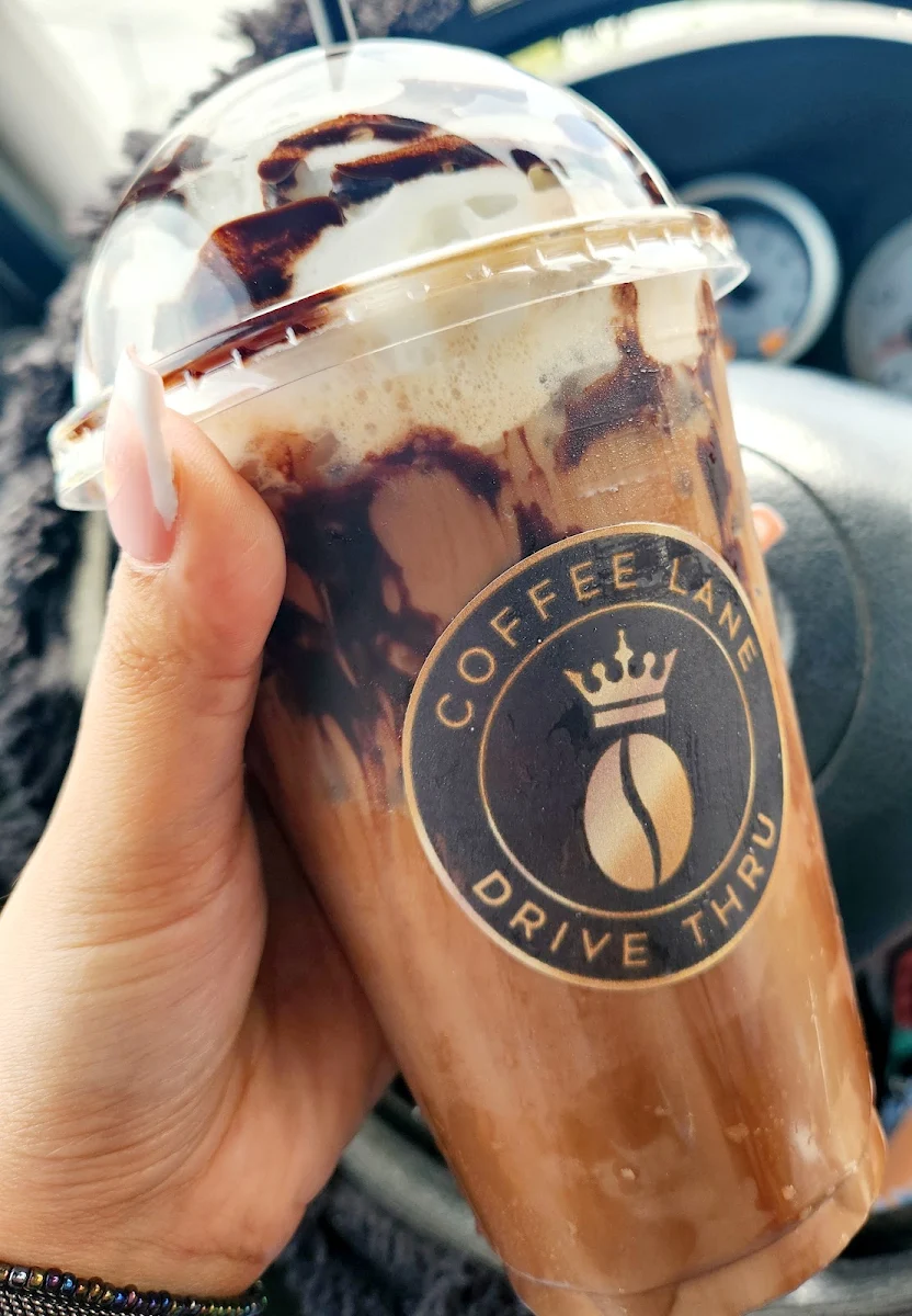 Iced Latte with Dark Chocolate