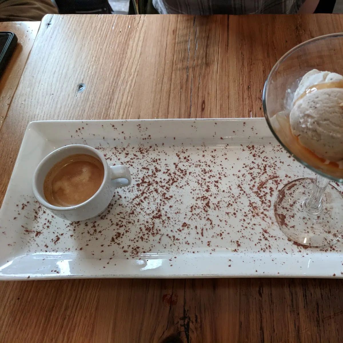 Salted Caramel Affogato