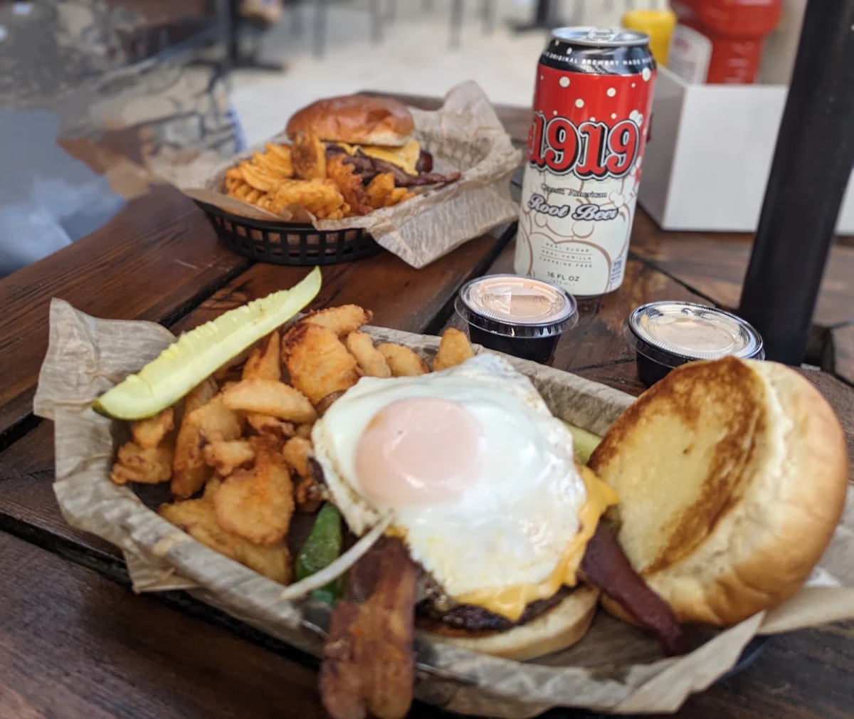 Bacon Cheeseburger Sunrise Burger