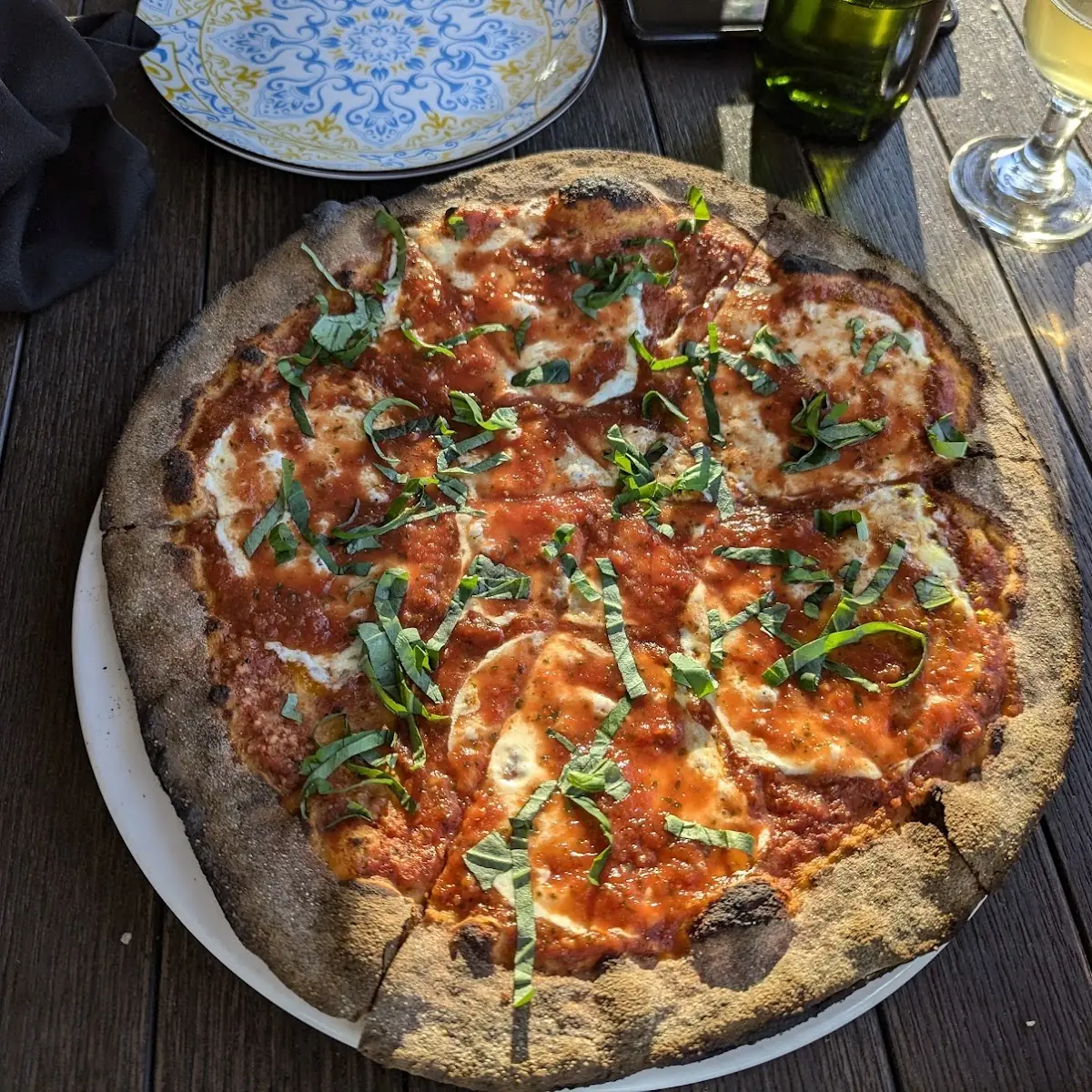 Margarita Pizza Well Done