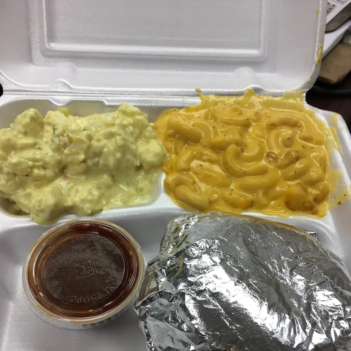 Pulled Pork Sandwich and Two Sides