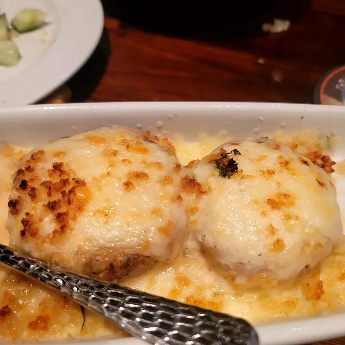White Cheddar Stuffed Mushrooms