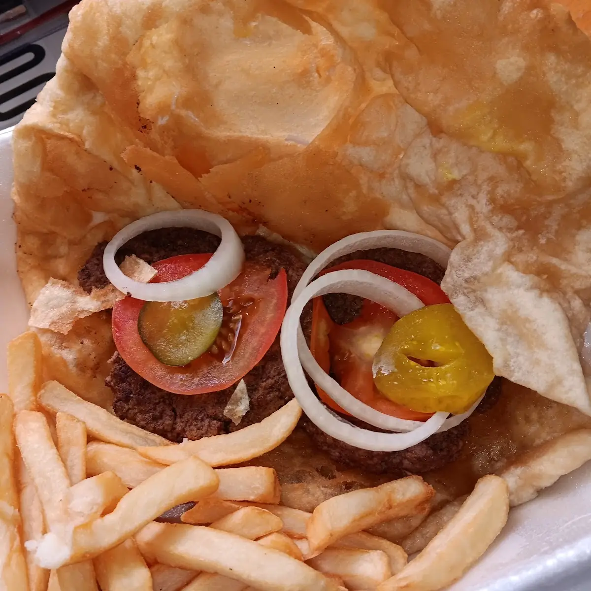 Frybread Burger