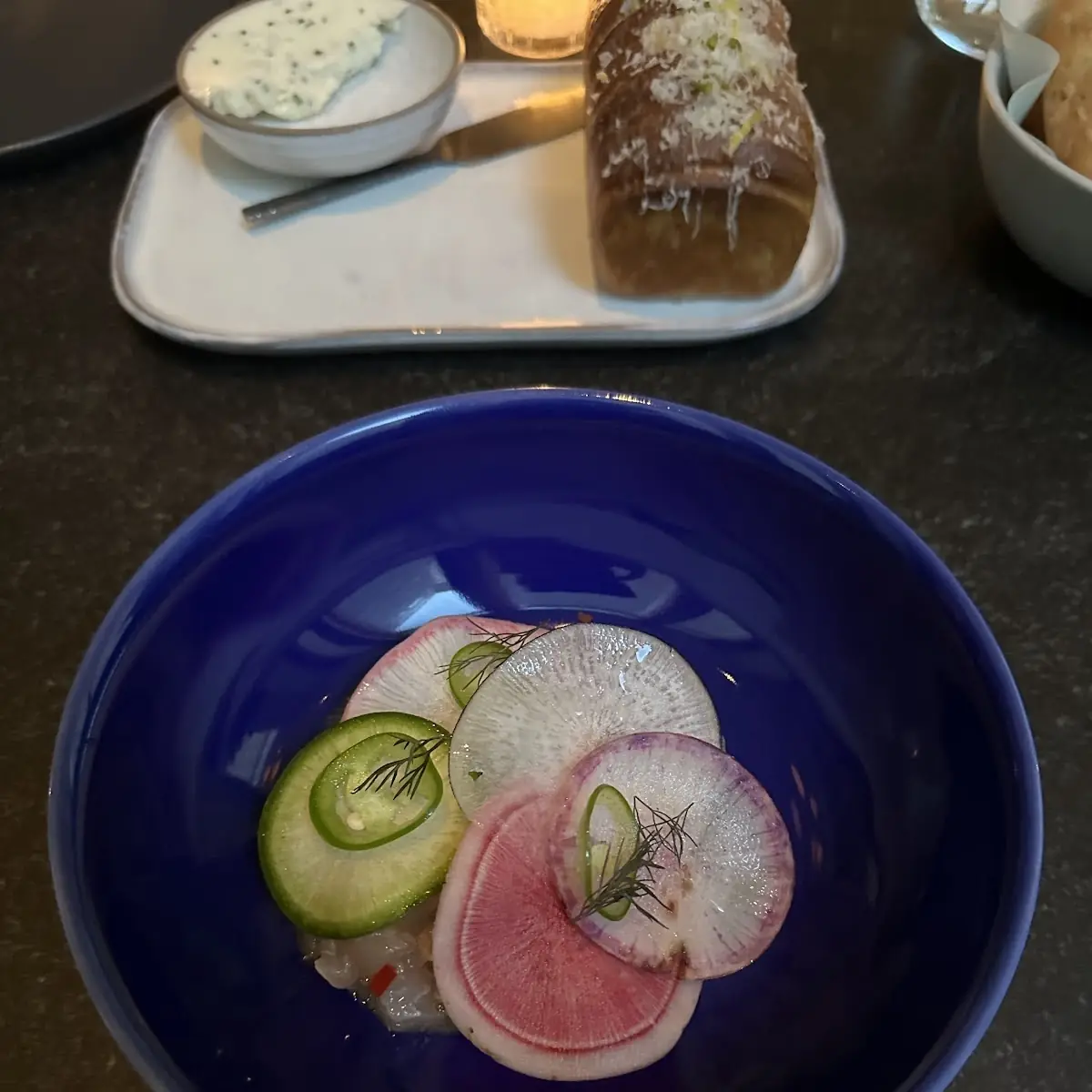 Arctic Char Radish Matsutake