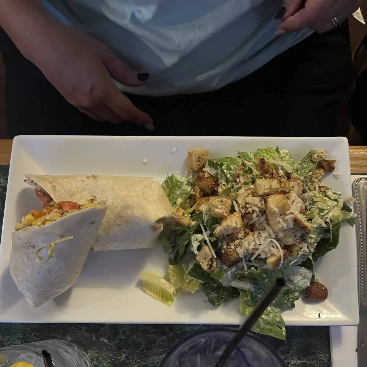 Street Corn Chicken Wrap