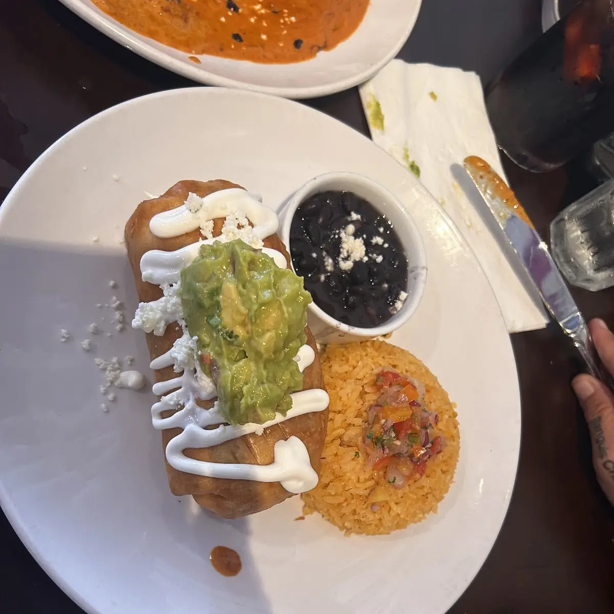 Chimichanga Plate