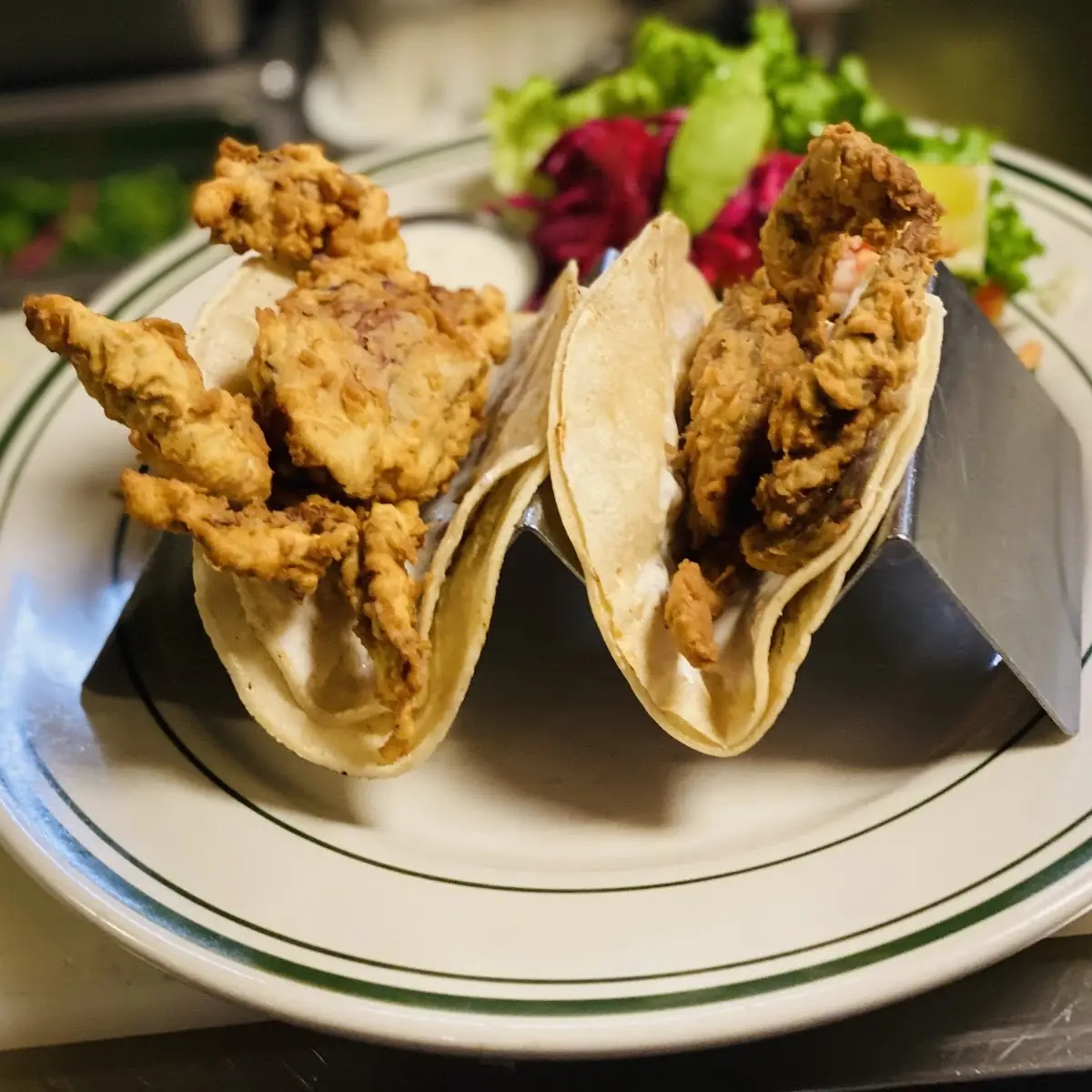 Fried Soft Shell Crab Tacos