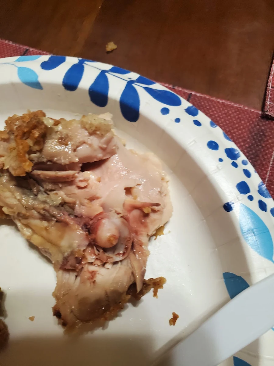 Raw Chicken Courtesy of KFC