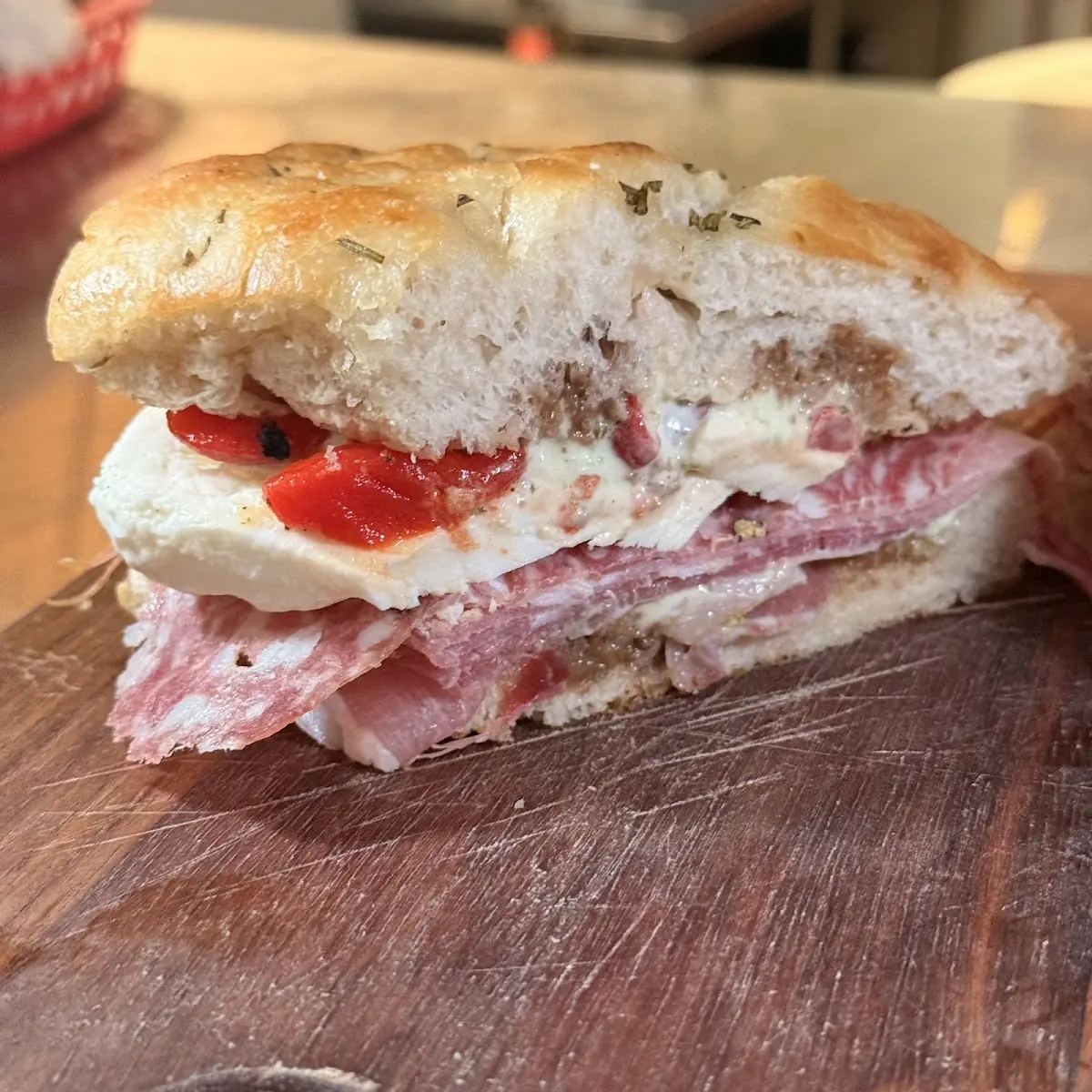 Grilled Chicken Foccacia