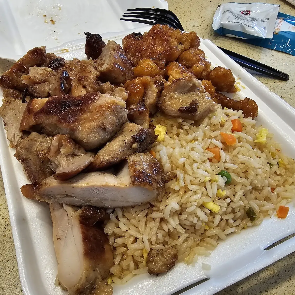 Orange Chicken Teriyaki Chicken Beef