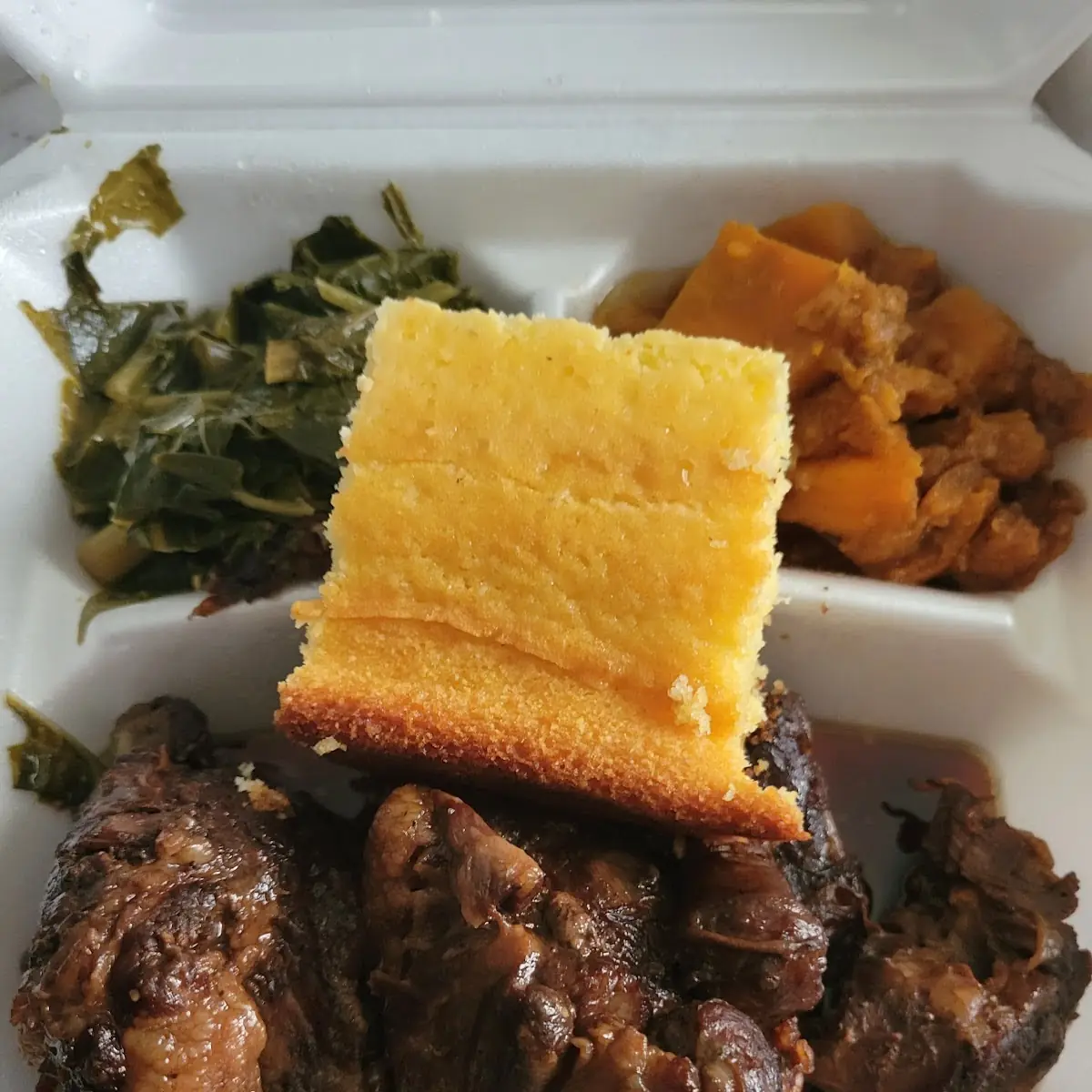 Oxtails Yams Mac N Cheese Cornbread