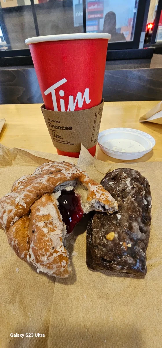 Blueberry Fritter and Walnut Crunch