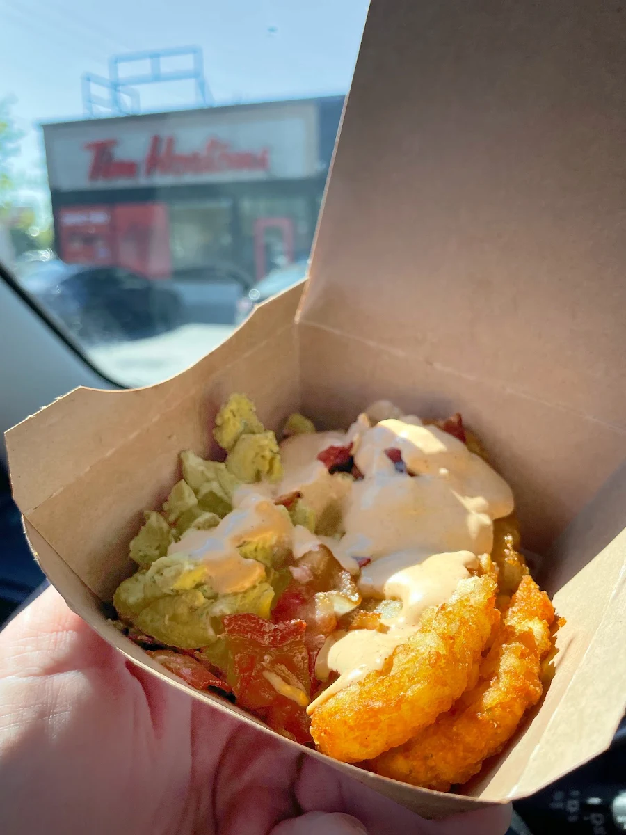 Habanero Crispy Chicken Loaded Bowl with Cheese