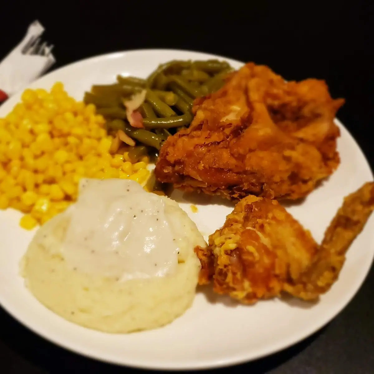 Fried Chicken Breast Mashed Potatoes