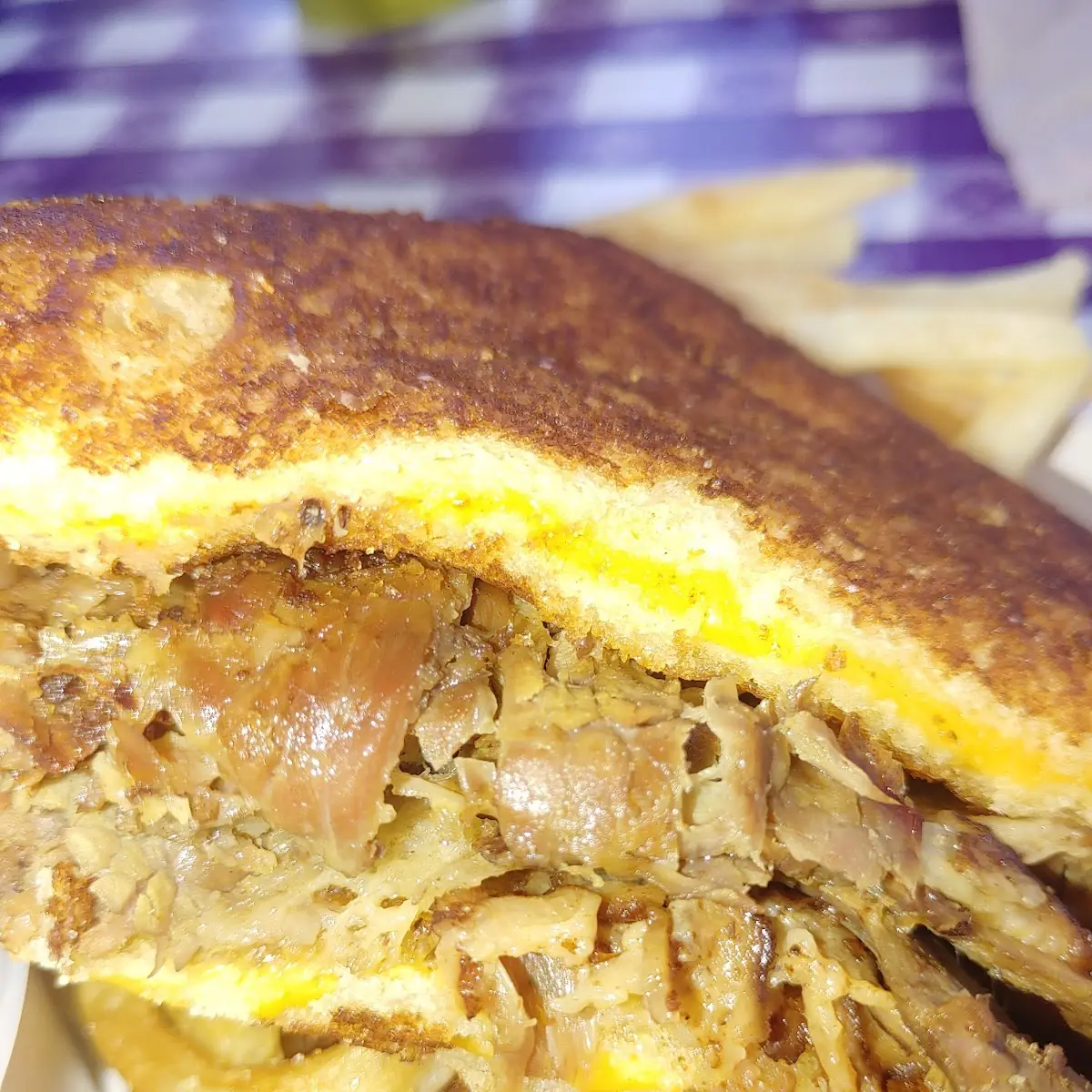 Grilled Cheese Beef Dip