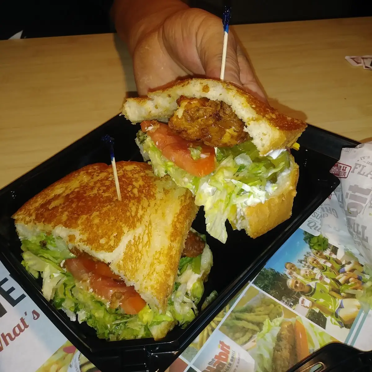 Golden Fried Chicken Sandwich