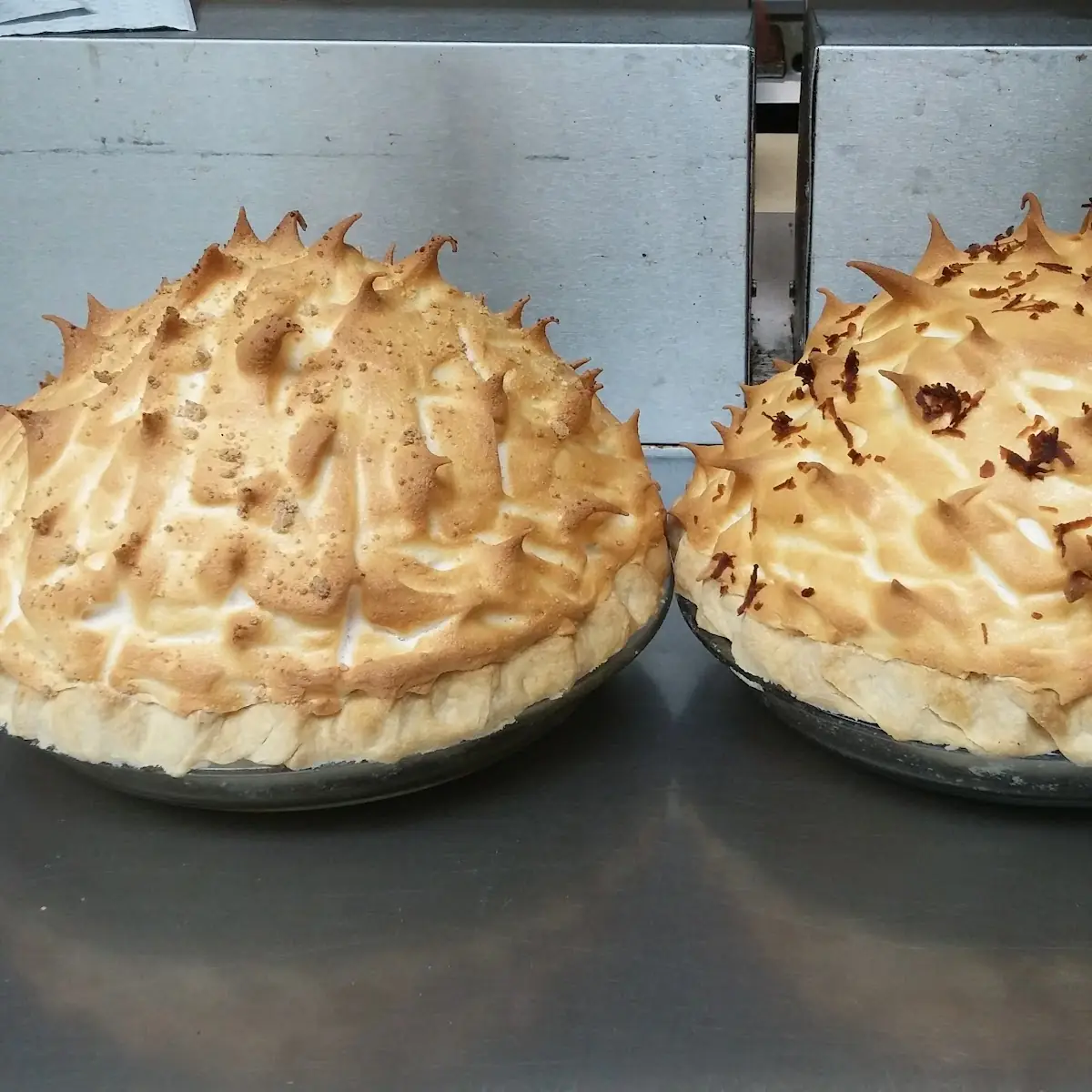 Peanut Butter and Coconut Meringue