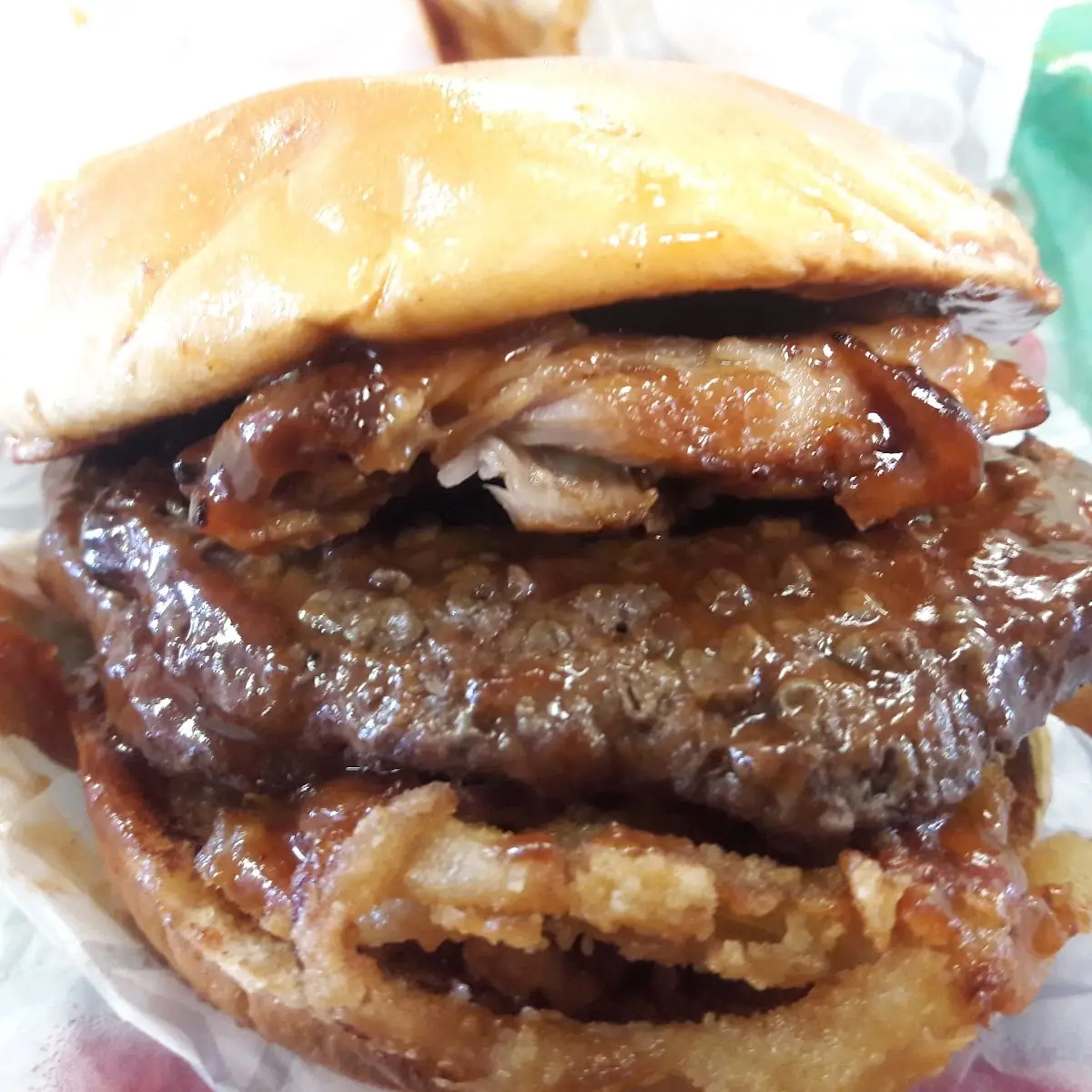 Baby Back Ribs Burger