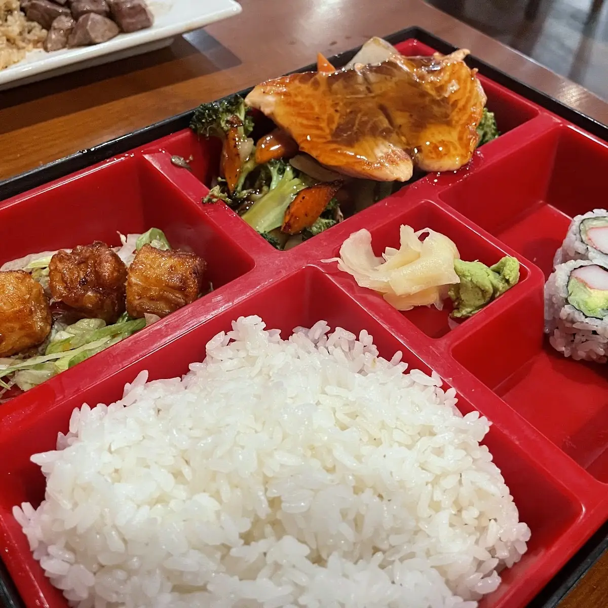 Salmon Bento Box