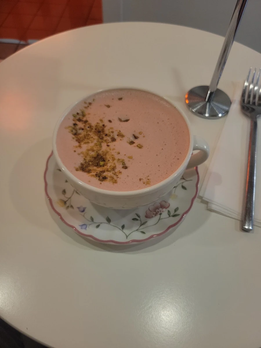 Pink Chai Latte