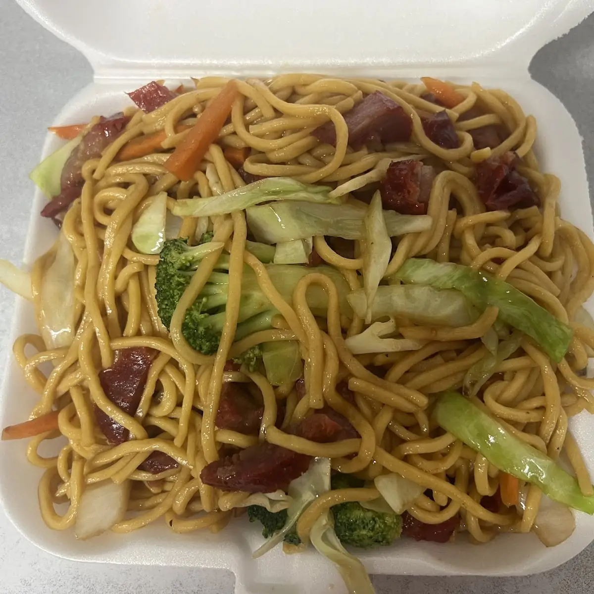 Lo Mein Carne Ahumada