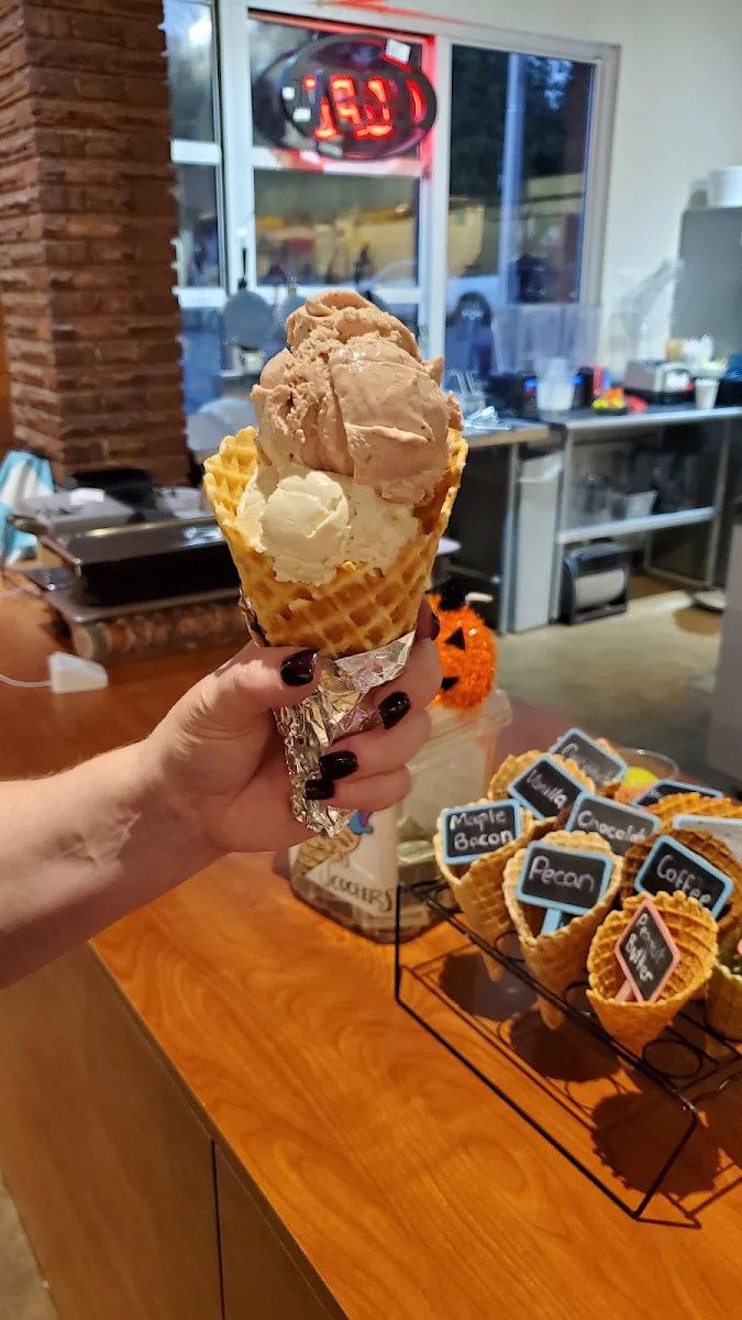 2 Scoop Waffle Cone