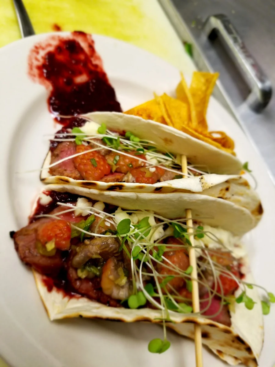 Blackberry Cobbler Steak Tacos