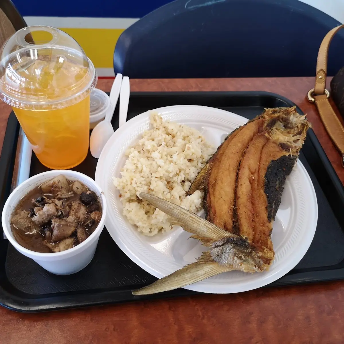 Fried Bangus and Dinuguan