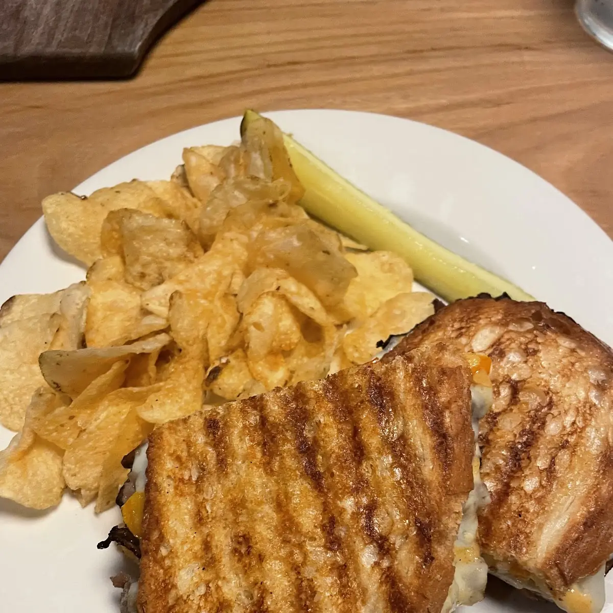 Roast Beef Panini with Chips
