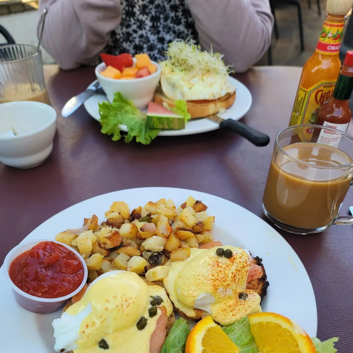 Salmon Eggs Benedict