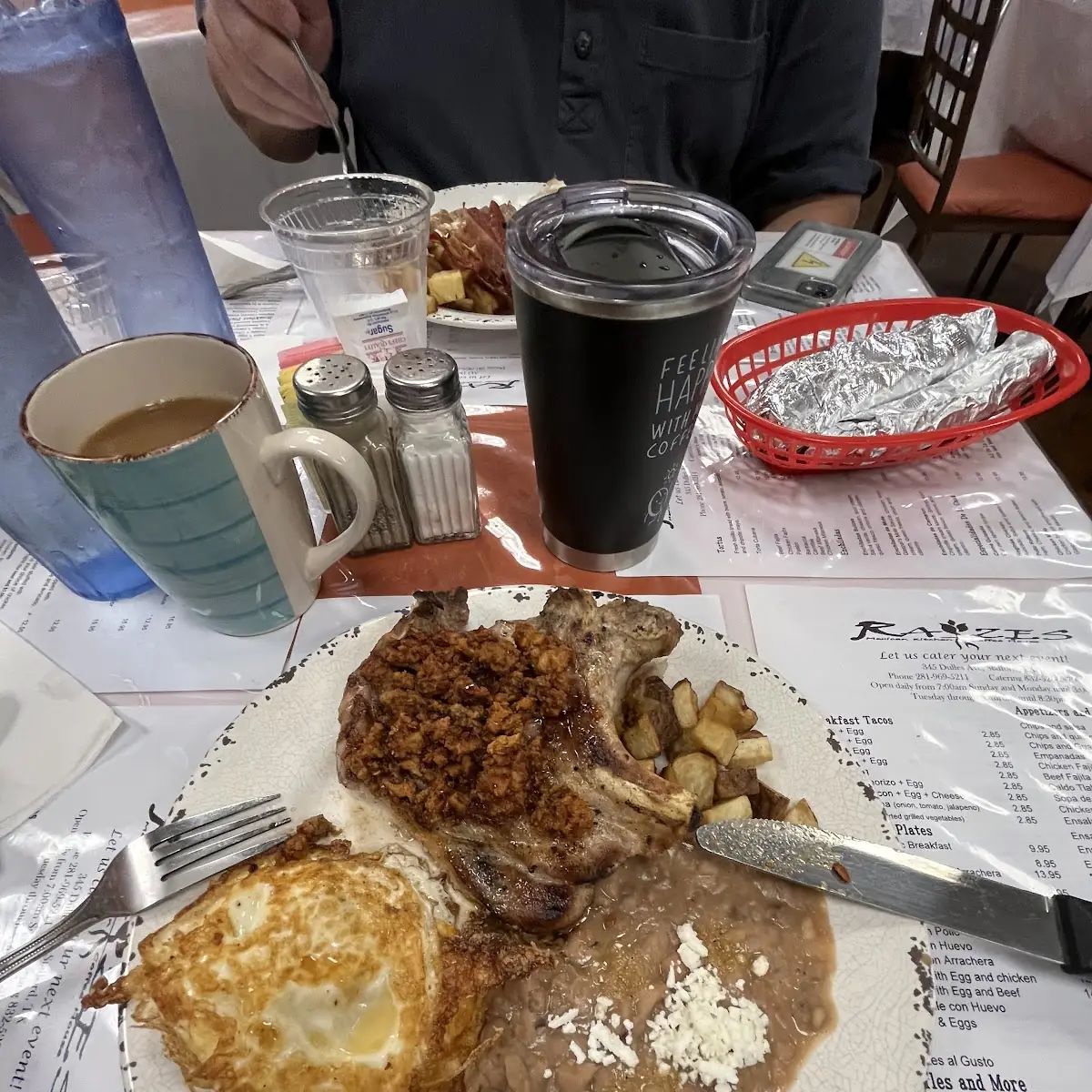 Pork Chop and Eggs