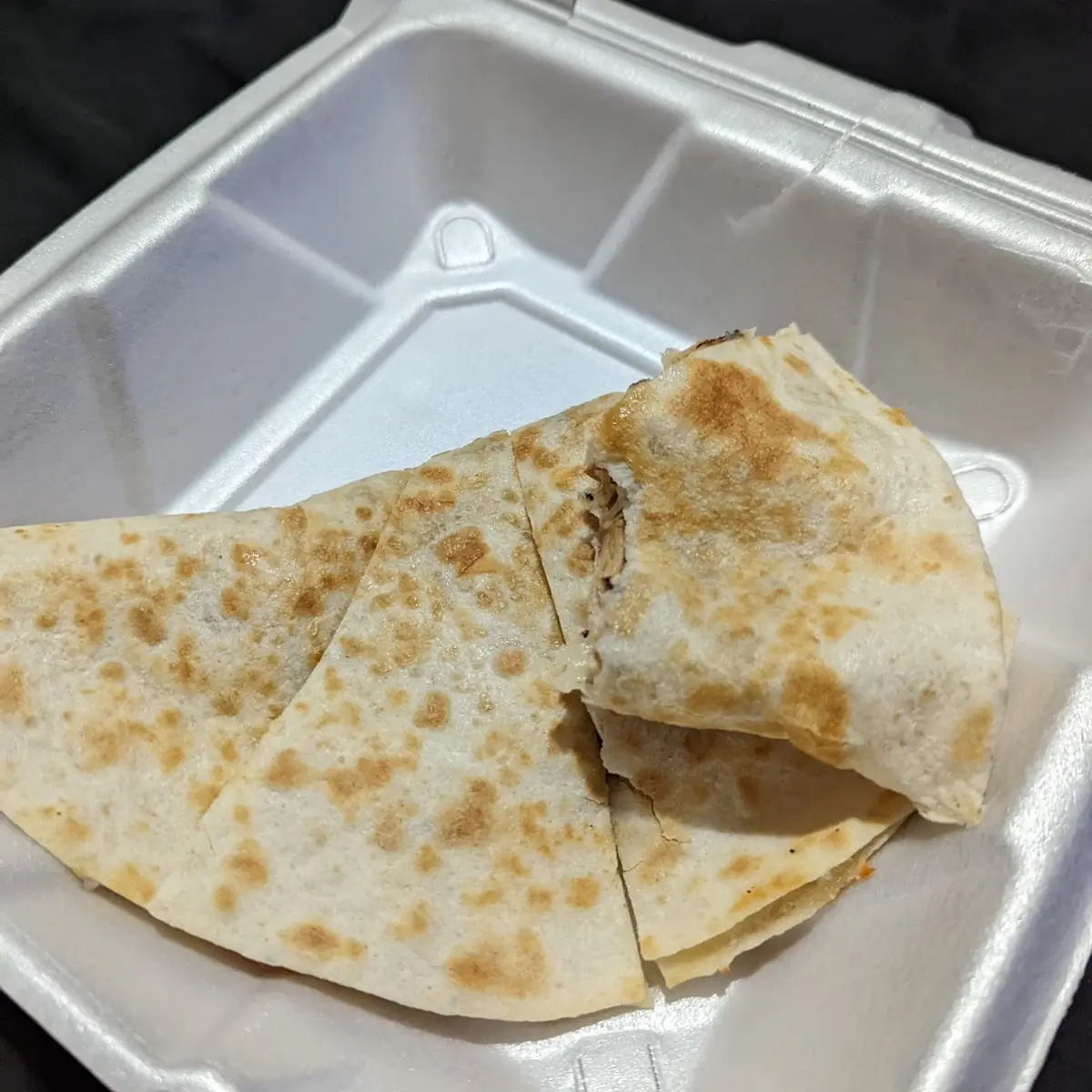Quesadilla with Rice & Beans