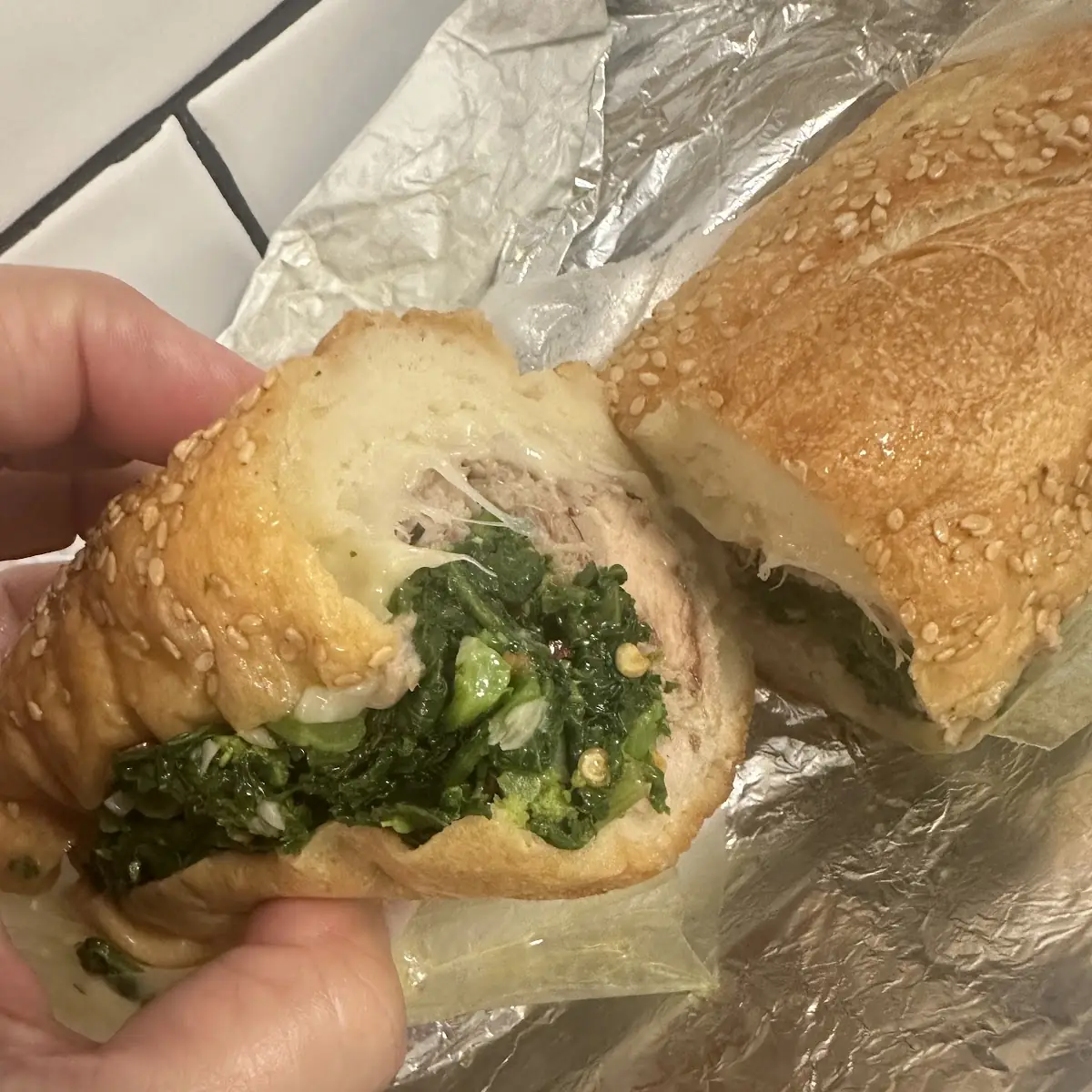 Roast Pork and Brocolli Rabe