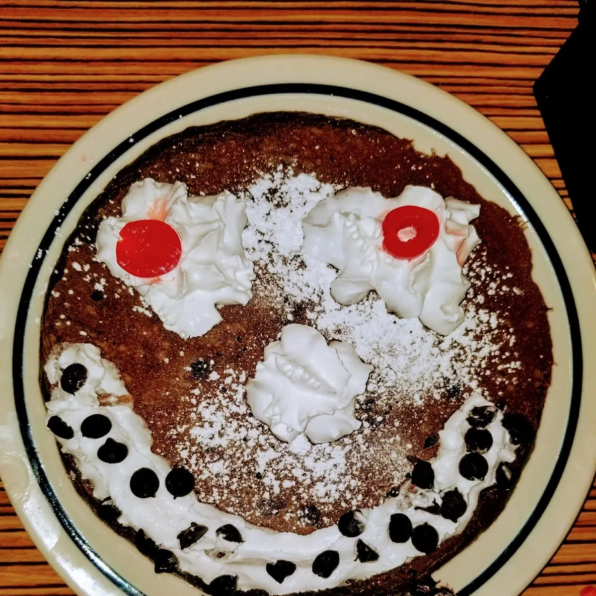 Smiley Face Chocolate Chip Pancakes