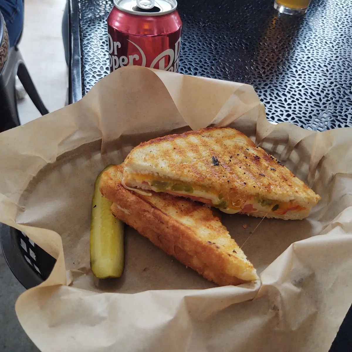 Green Chile Grilled Cheese
