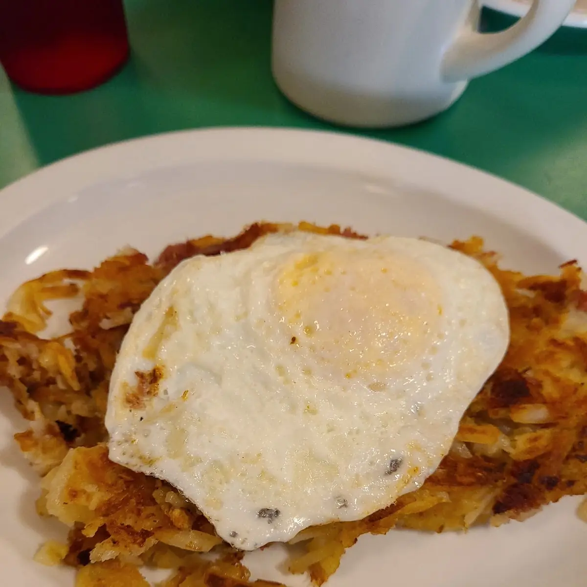 Corned Beef Hash with over Easy Egg