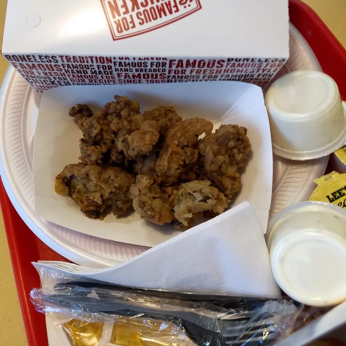 Small Fried Chicken Livers