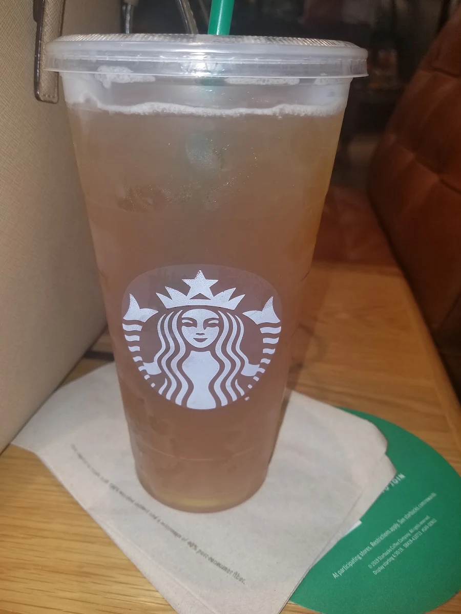 Iced Peach Green Tea Lemonade
