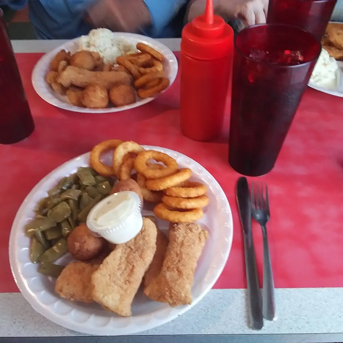 Corn Breaded Catfish Dinner